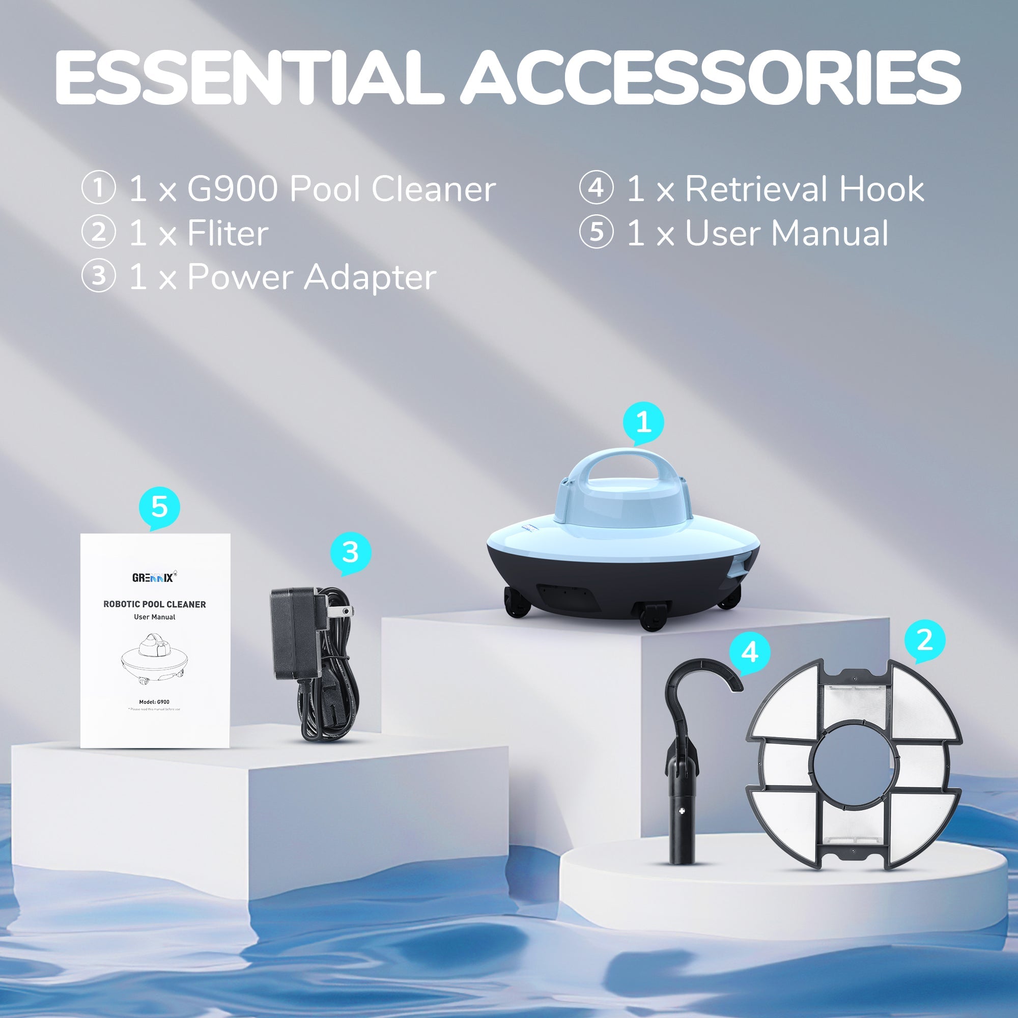 UFO Cordless Robotic Pool Vacuum