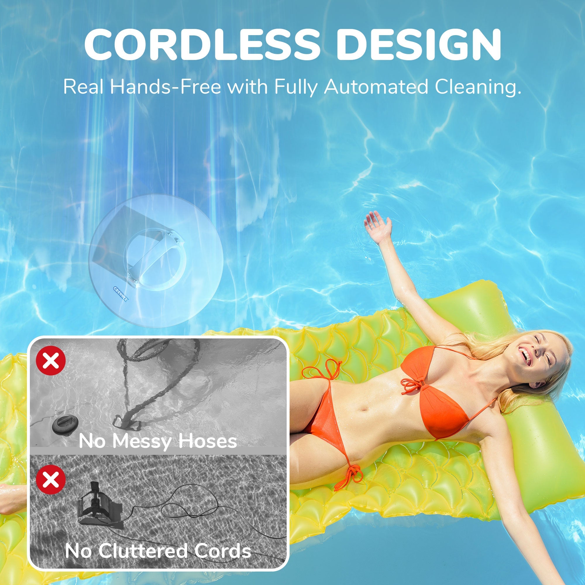 UFO Cordless Robotic Pool Vacuum