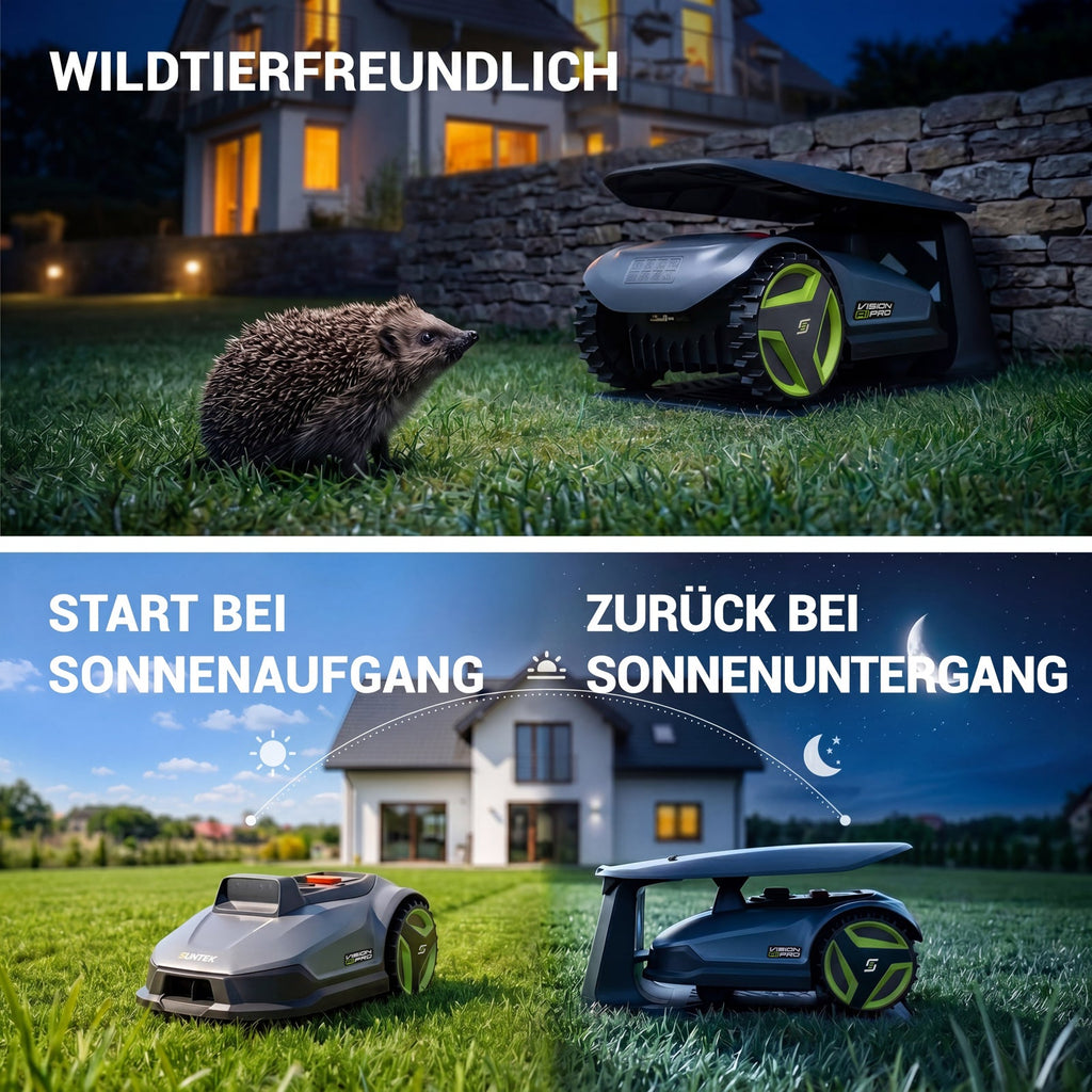 SUNTEK SRM4050 VISION AI PRO Cordless Robotic Mower For 500 m² - SUNTEK