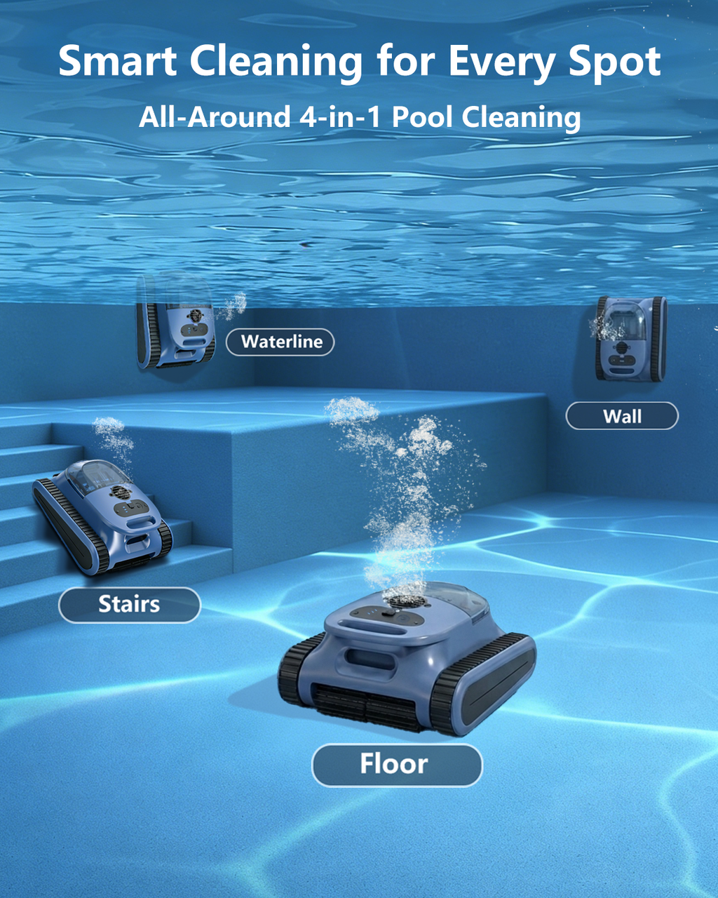 Seauto SAT30 (2026 new) Cordless Robotic Pool Vacuum