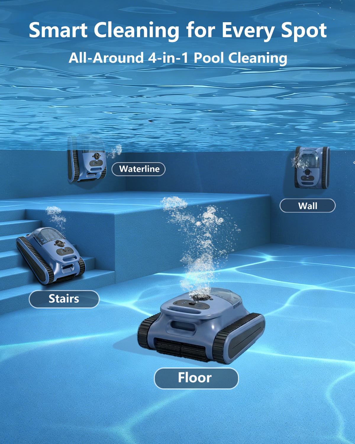 Seauto SAT30 (2026 new) Cordless Robotic Pool Vacuum