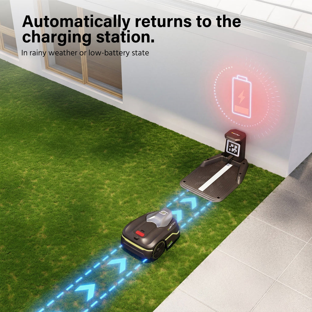 SUNTEK SRM2025 AI Pure Vision Wireless Robotic Mower, AI Vision, Max 250 m² - SUNTEK