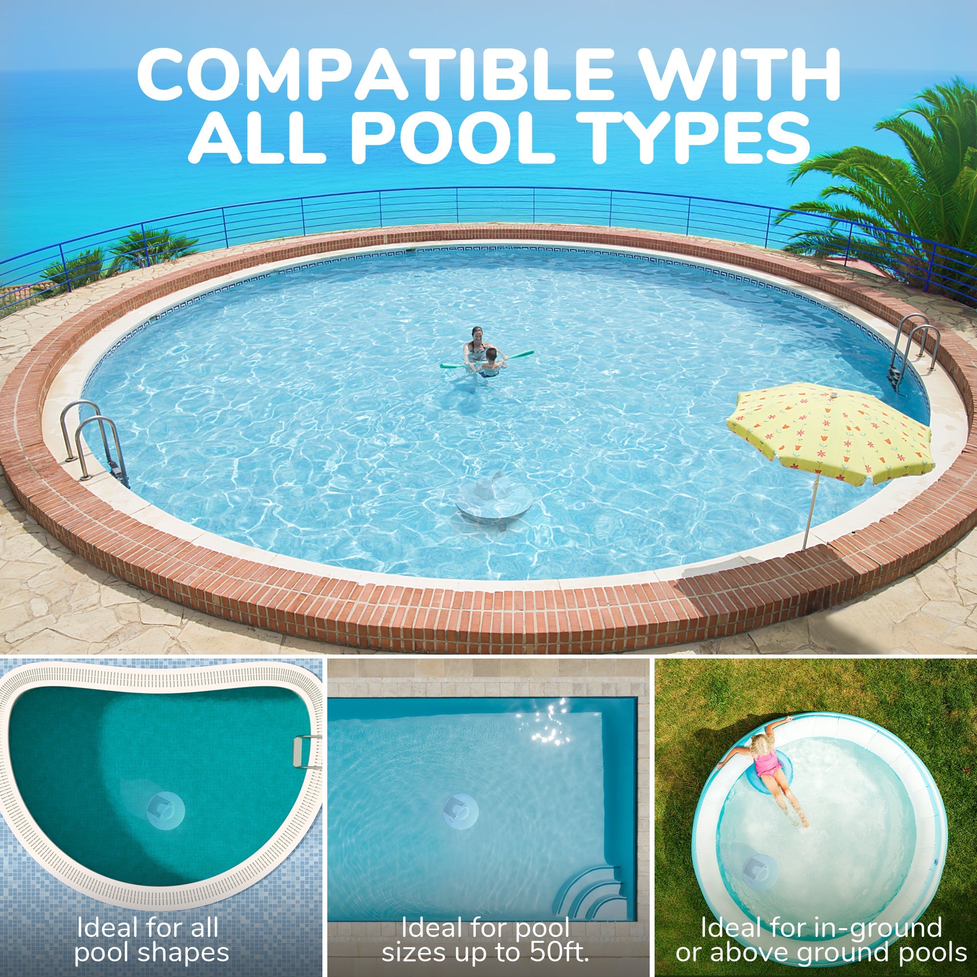 UFO Cordless Robotic Pool Vacuum