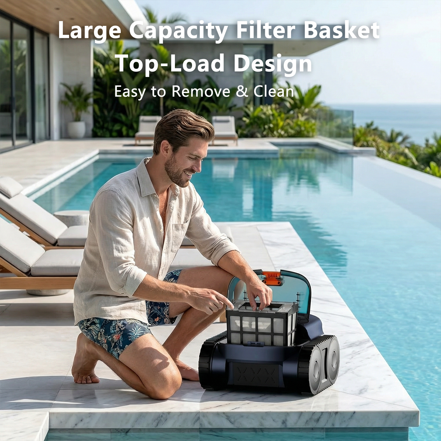 Seauto SAT25 (2026 new) Cordless Robotic Pool Vacuum