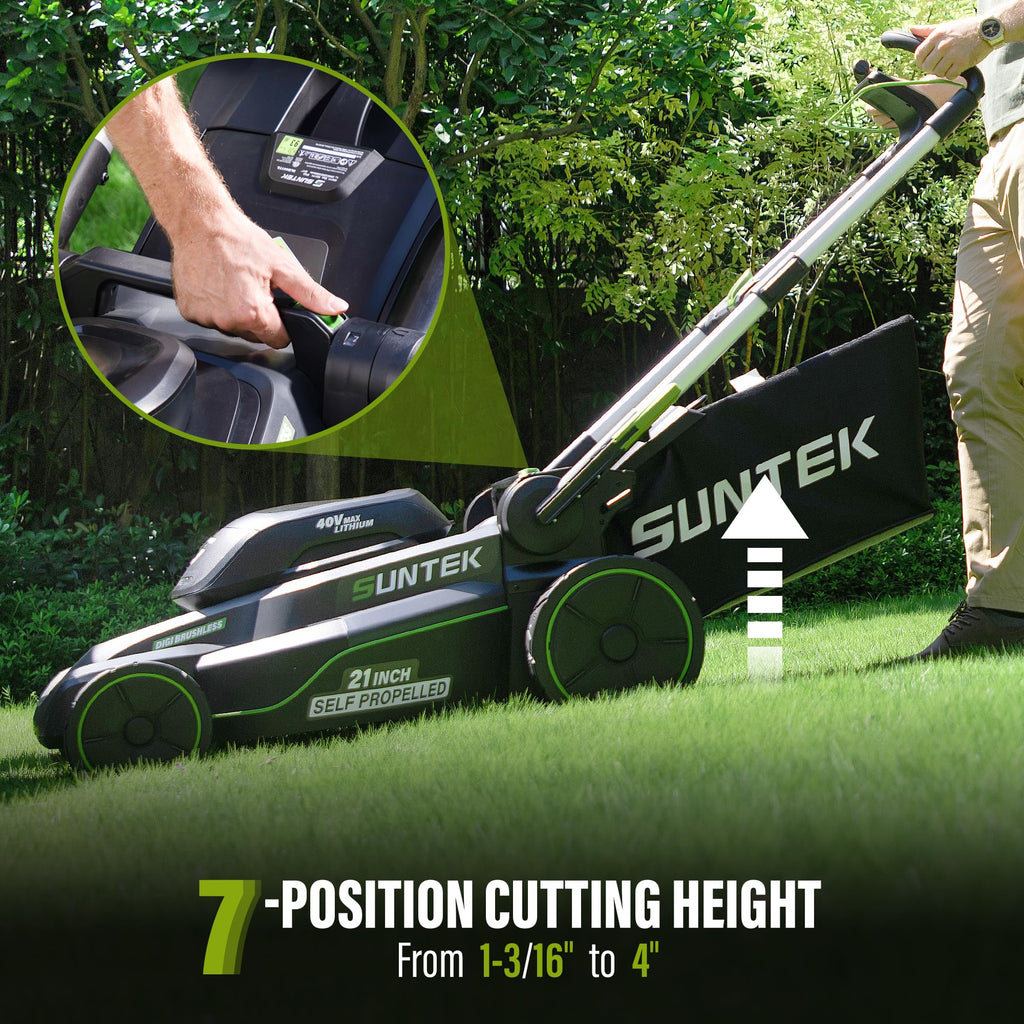 Suntek 40V 21-inch self-propelled Lawnmower - SUNTEK