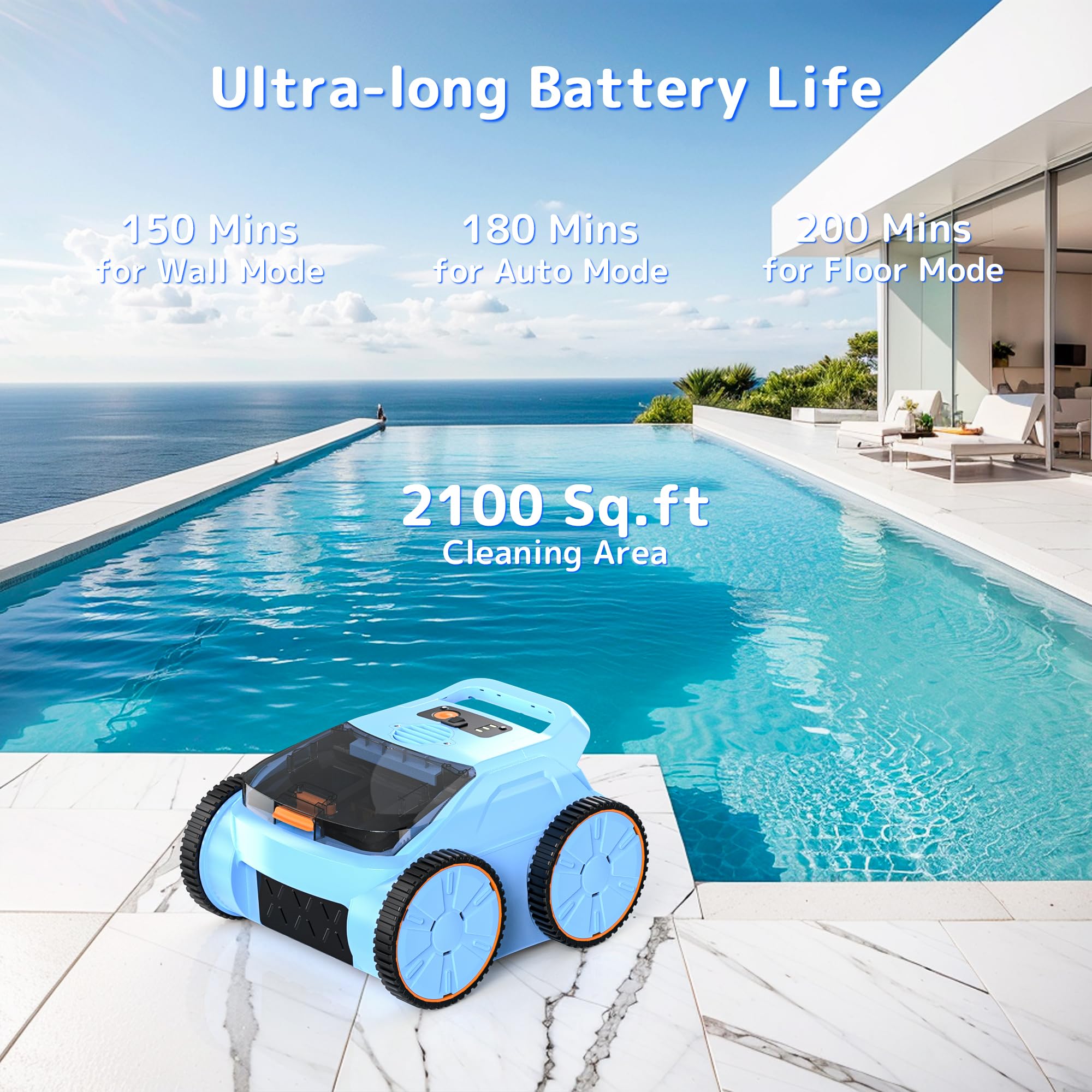 Seauto SAT20 Cordless Robotic Pool Vacuum