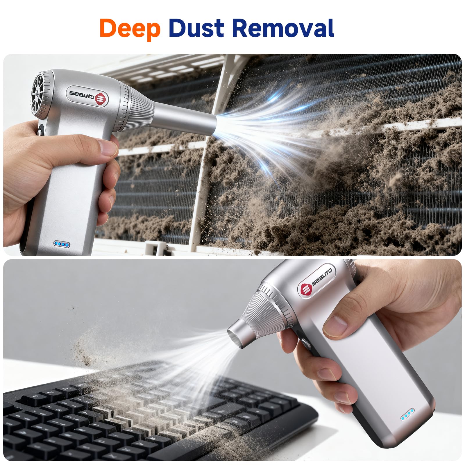Seauto Cordless Electric Air Duster Seauto