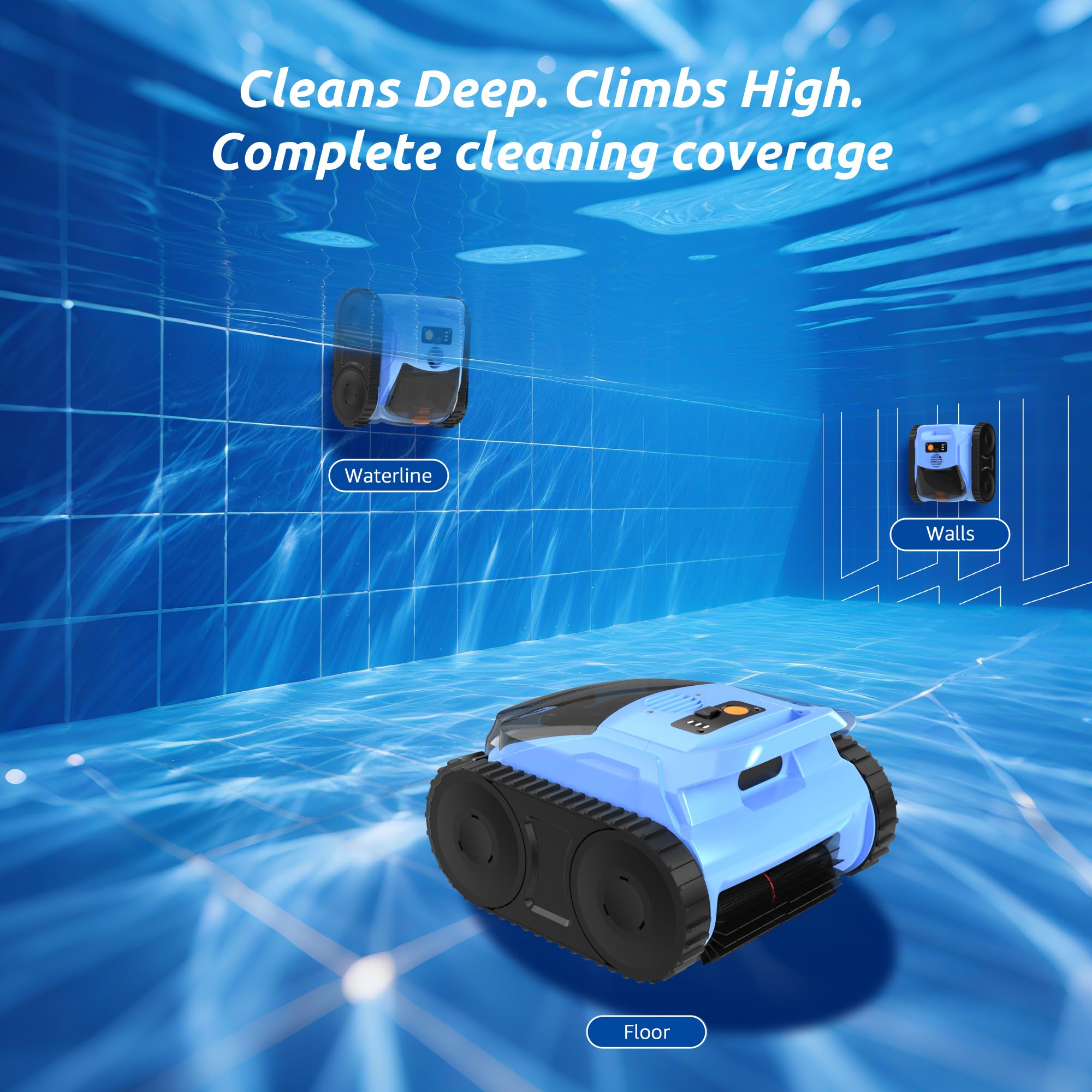 Seauto SAT20 Pro (2026 new) Cordless Robotic Pool Vacuum Seauto