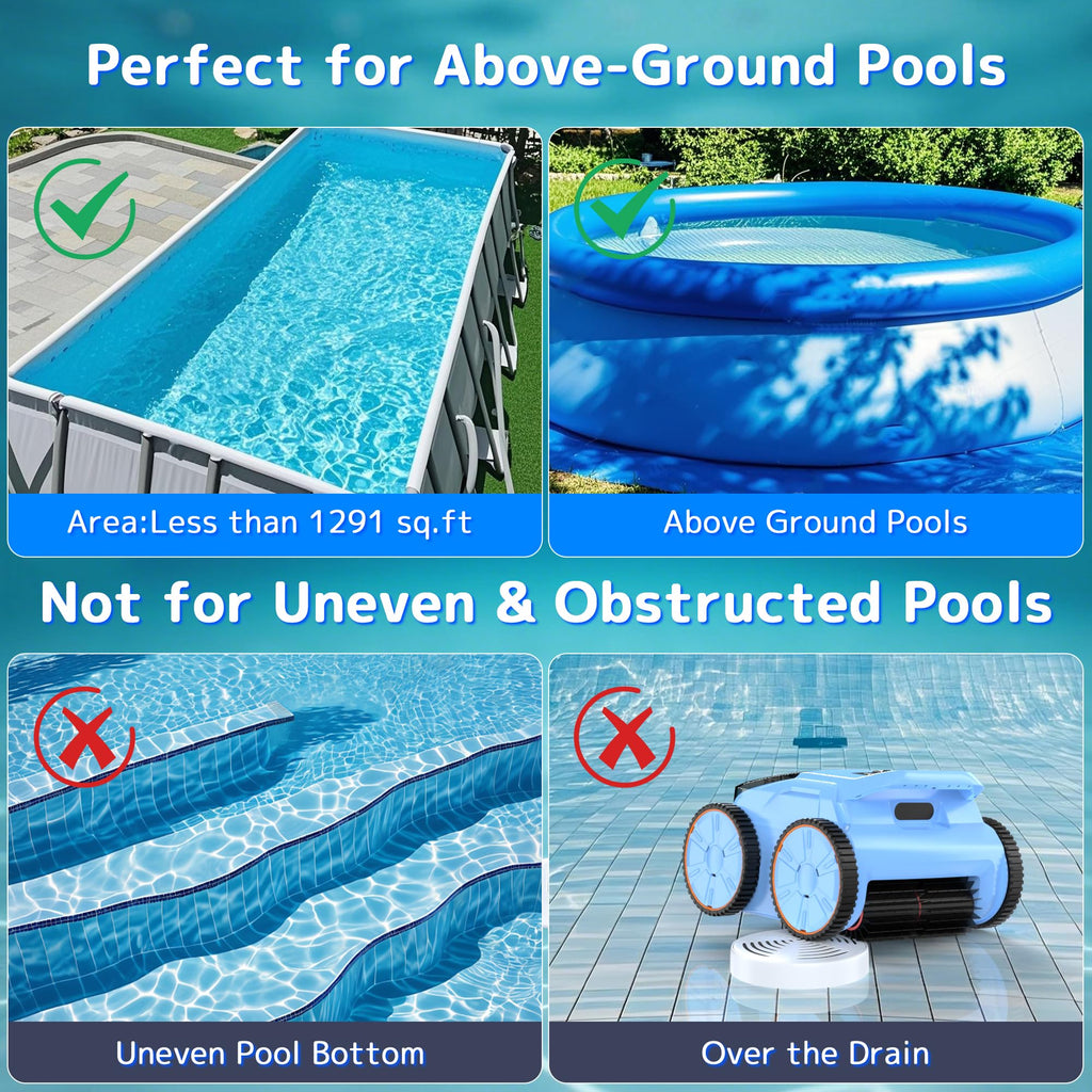 Seauto SAT20 Cordless Robotic Pool Vacuum