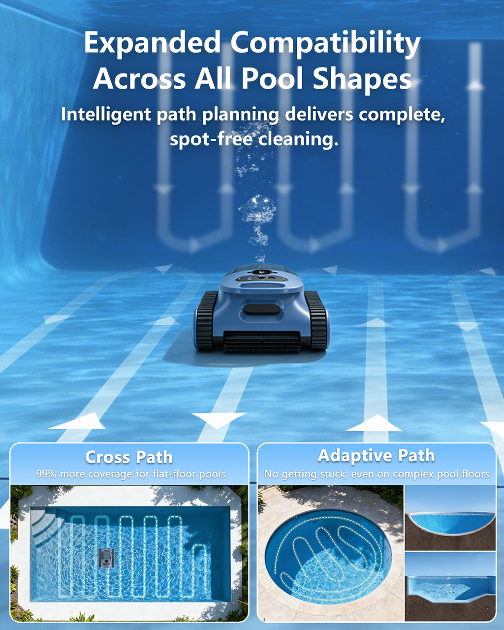 Seauto SAT30 (2026 new) Cordless Robotic Pool Vacuum