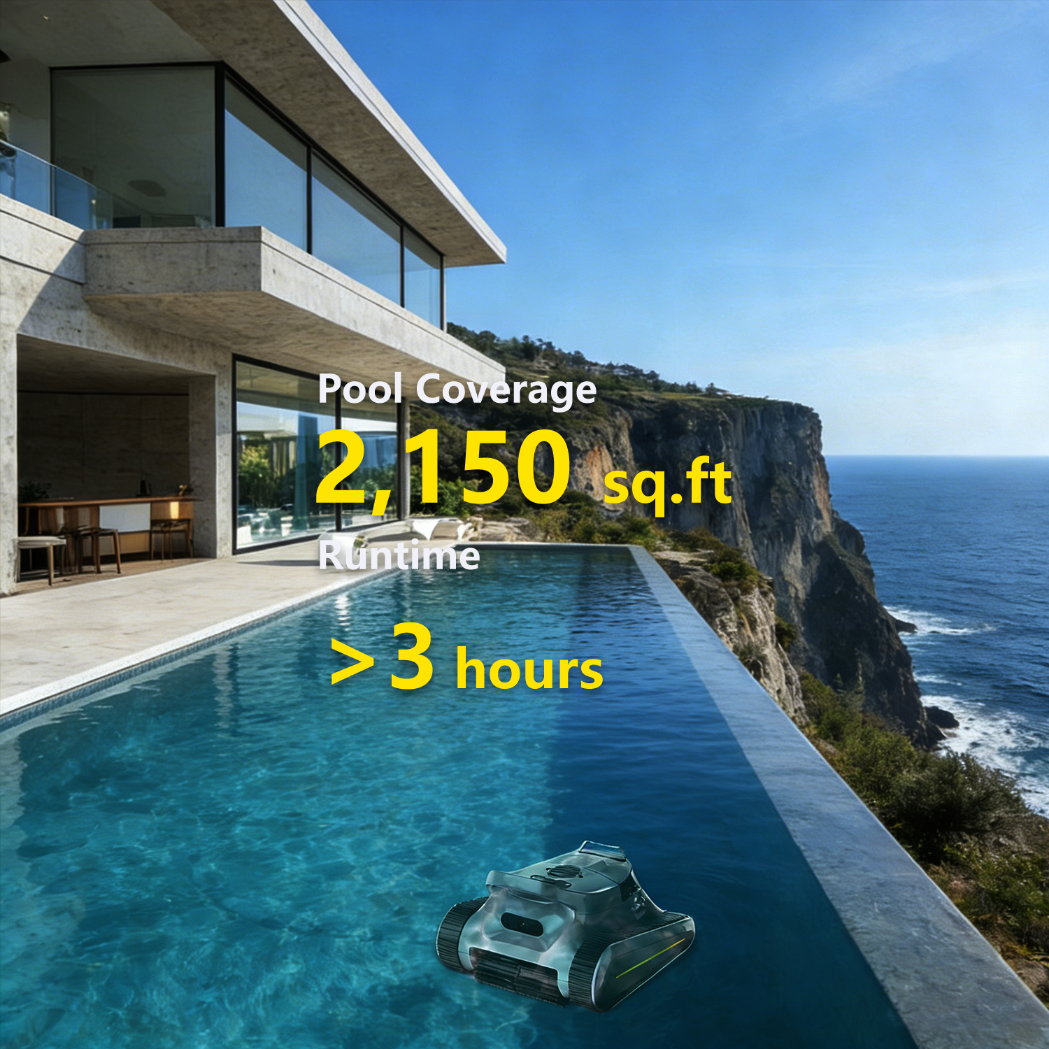 Crab Cordless Robotic Pool Vacuum