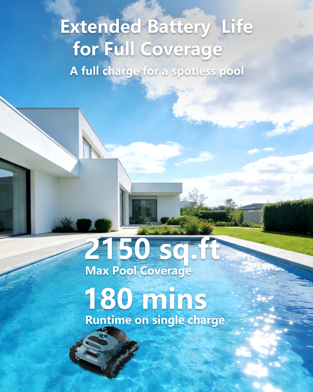 Seauto SAT30 (2026 new) Cordless Robotic Pool Vacuum