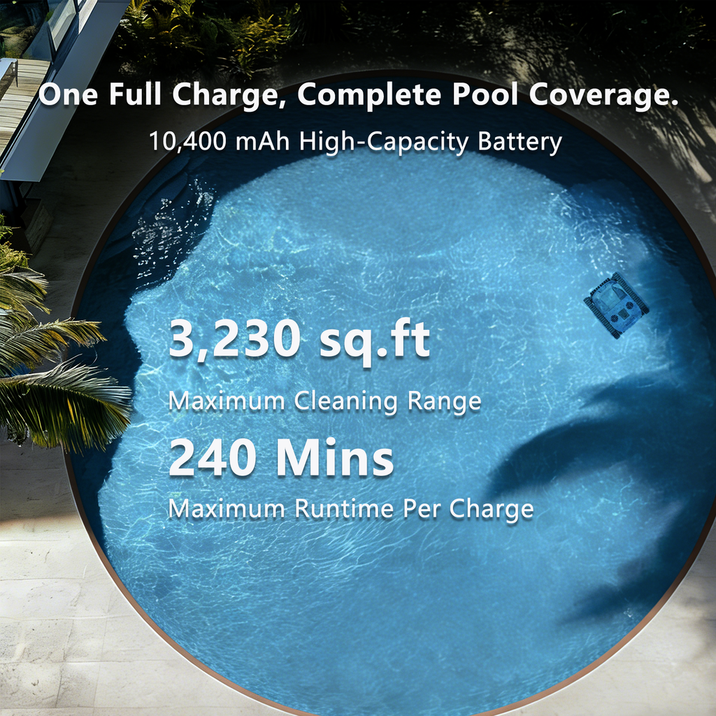 Seauto SAT40 (2026 new) Cordless Robotic Pool Vacuum